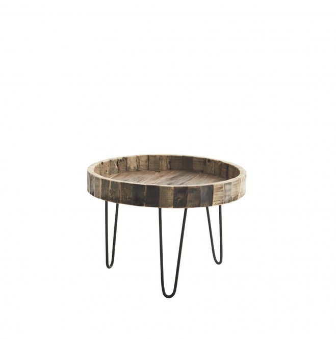 Hovedbilde SIDEBORD Rundt Resirkulert Tre