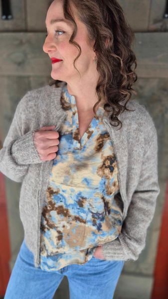 Hovedbilde LILY Zip Cardigan Savannah ...