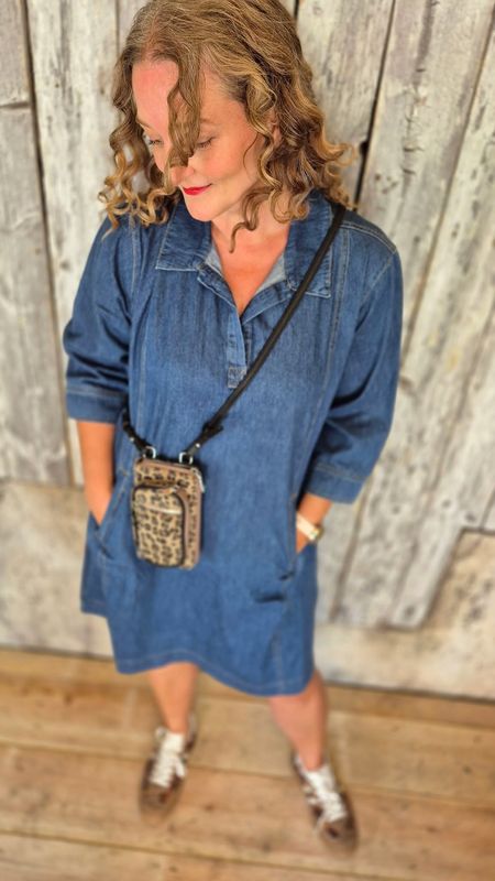 PIN Kjole Dark Blue Wash