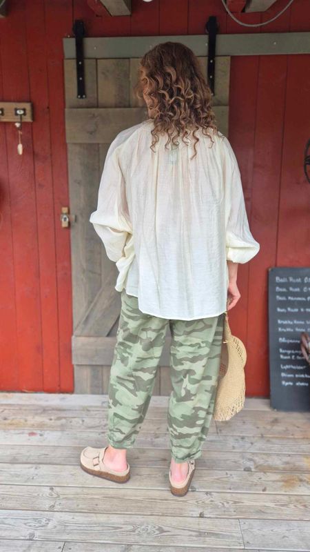ABBIE Barrel Camo Bukse 