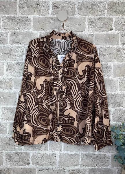 Hovedbilde KRETE Bluse Brun