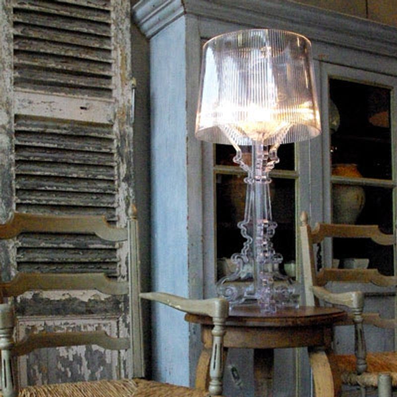 BORDLAMPE Bourgie Krystall