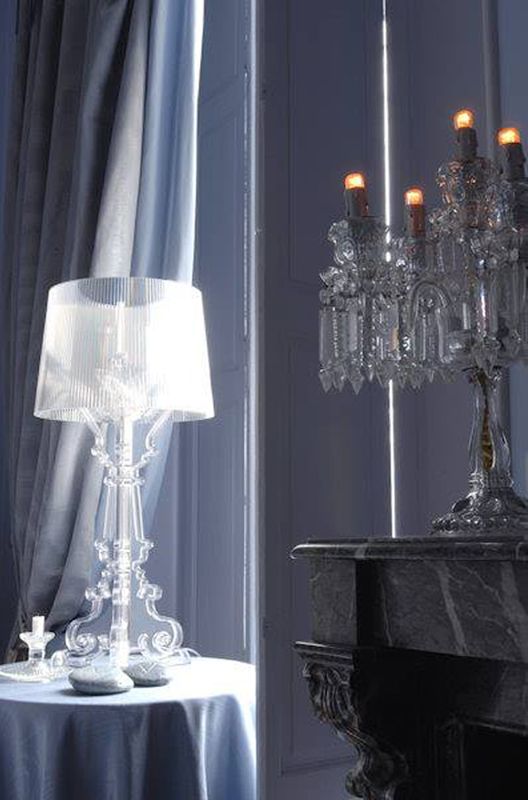 BORDLAMPE Bourgie Krystall
