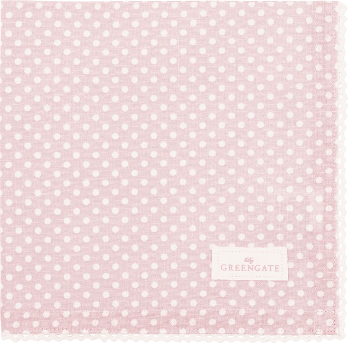 SERVIETT Dotty Pink m Blondekant