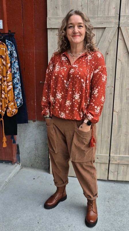 POPPY Bluse Rust