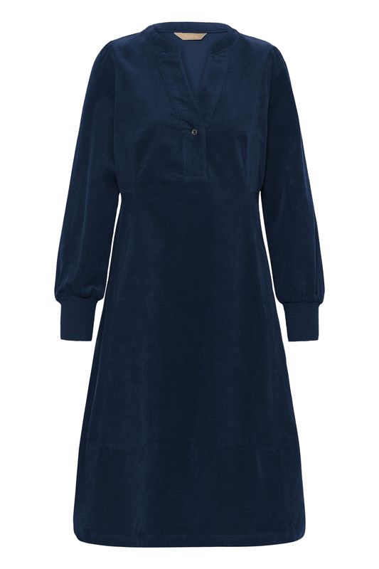 RHAENA Kjole Babycord Navy 