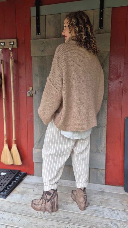 FRINGE Boots Beige 
