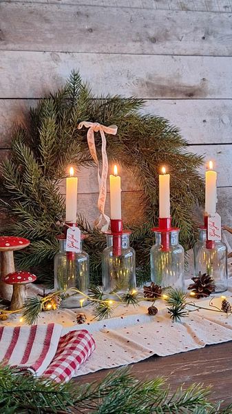 Hovedbilde LYSSPYD Rød Kronelys