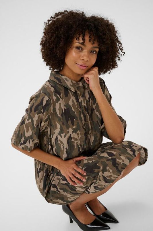 TALA Elina Kort Kjole Camouflage 