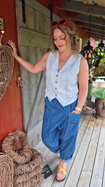 Hovedbilde JENNY Bukse Jeansblå