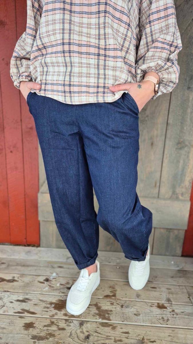 DENICE Barrel Bukse Denim