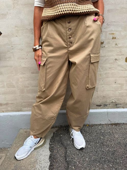 Hovedbilde LEOPANTO Bukse Cargo Beige 