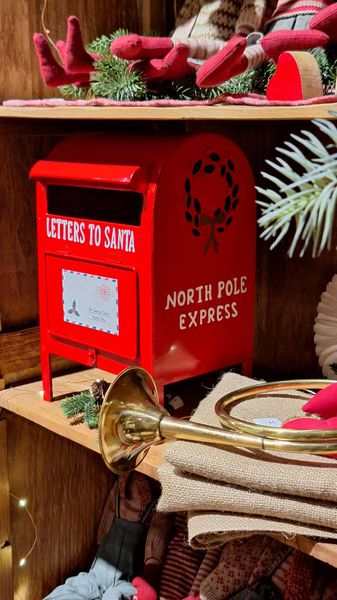 Hovedbilde POSTKASSE Jul Metall 