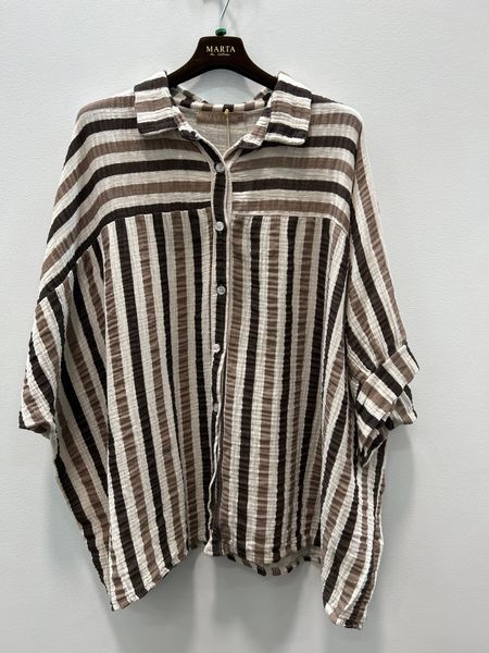 Hovedbilde MOSSIE Skjorte Camel/Brown