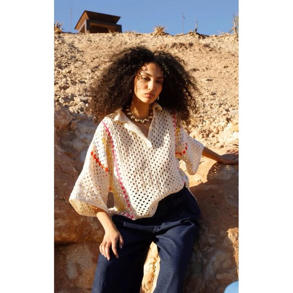 Hovedbilde RAINBOW Knit Polo Beige