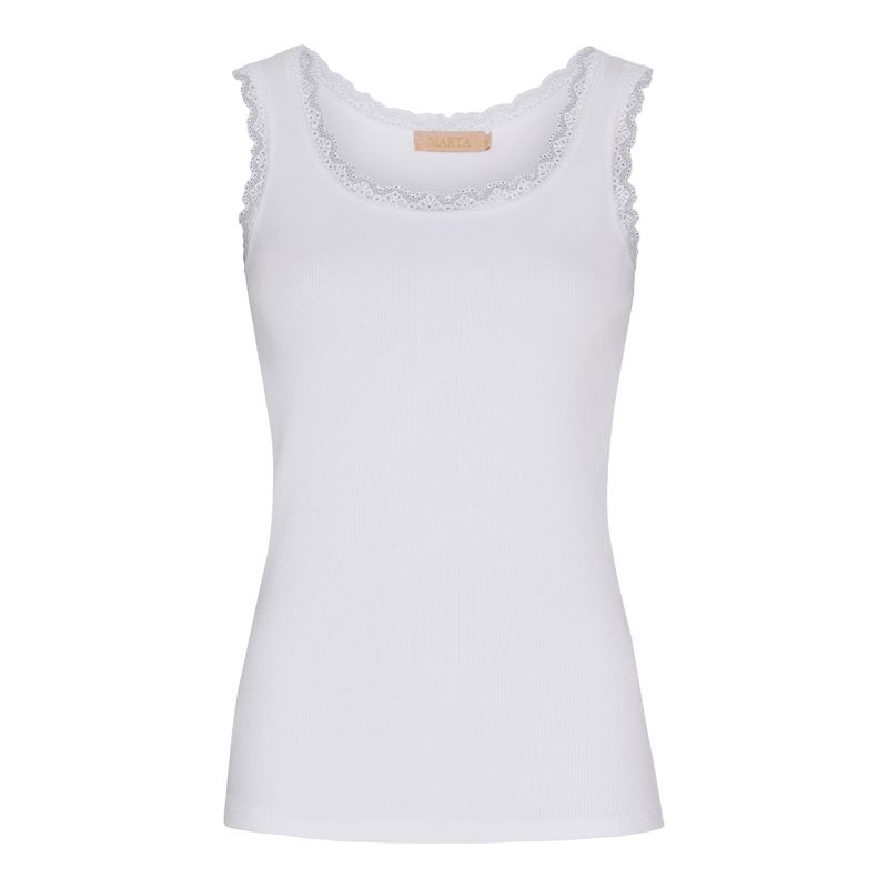 ANGELINE Topp Hvit