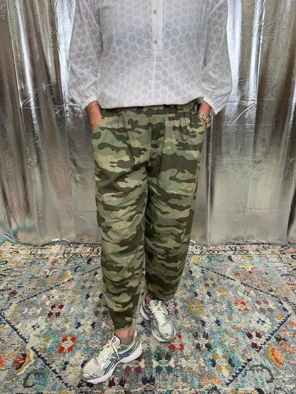 ABBIE Barrel Camo Bukse 