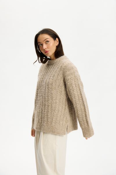 Hovedbilde COMANA Genser Savannah Tan