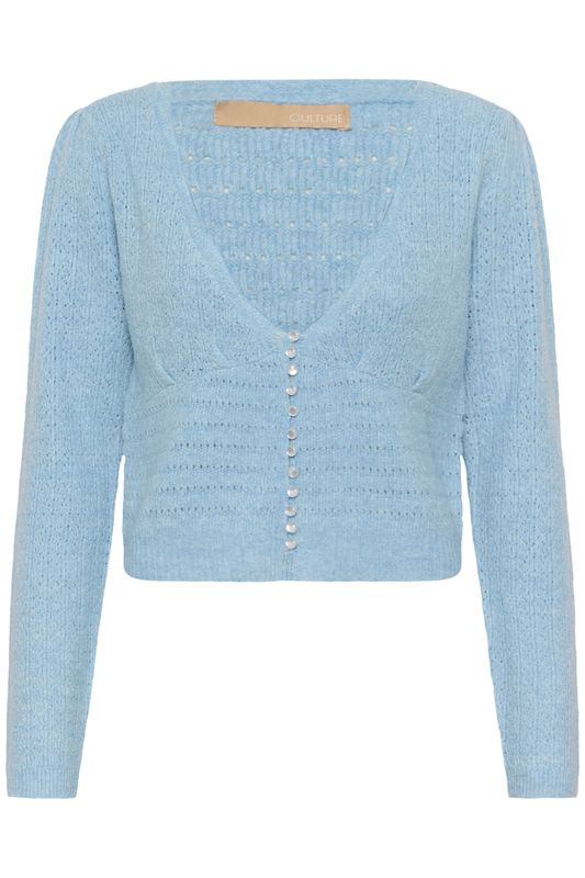 JULIETTA Cardigan Cashmere Blue Melange