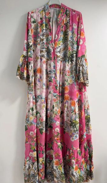 Hovedbilde FLOWER Mix Kjole Pink