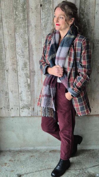 Hovedbilde NELLIE Jakke Rute Wine