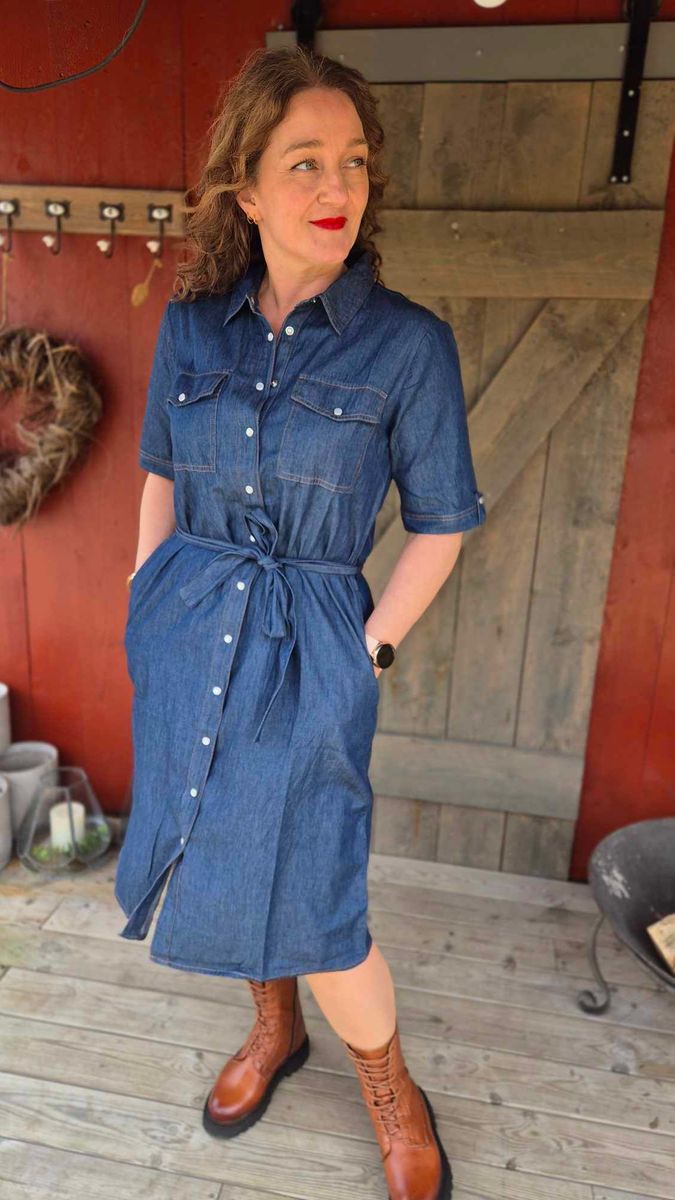 MOZART Kjole Denim Blue