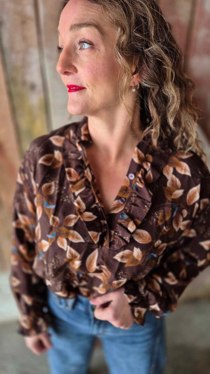 JOCELINE Bluse Marron