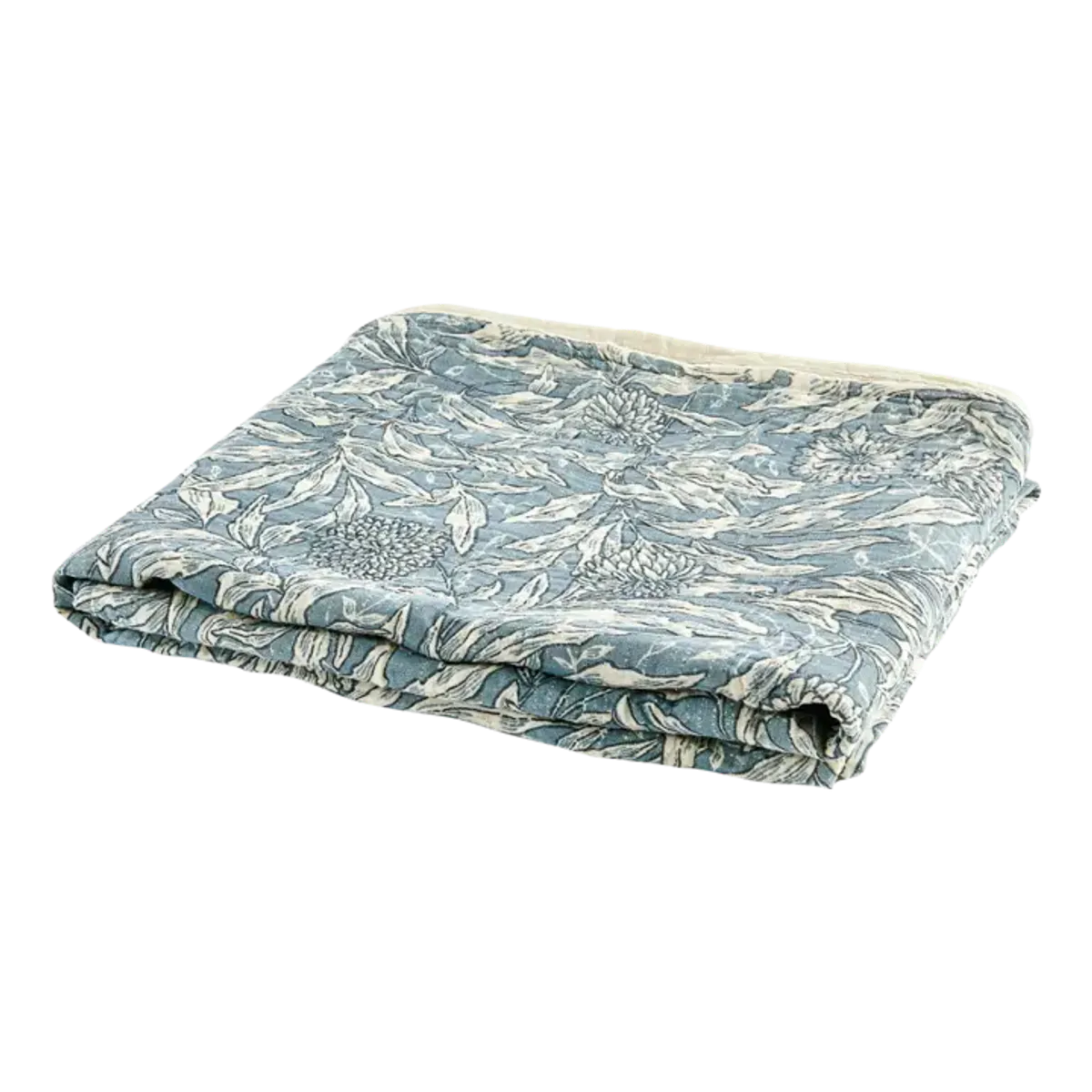 AGNES Duk Blå/Elfenben