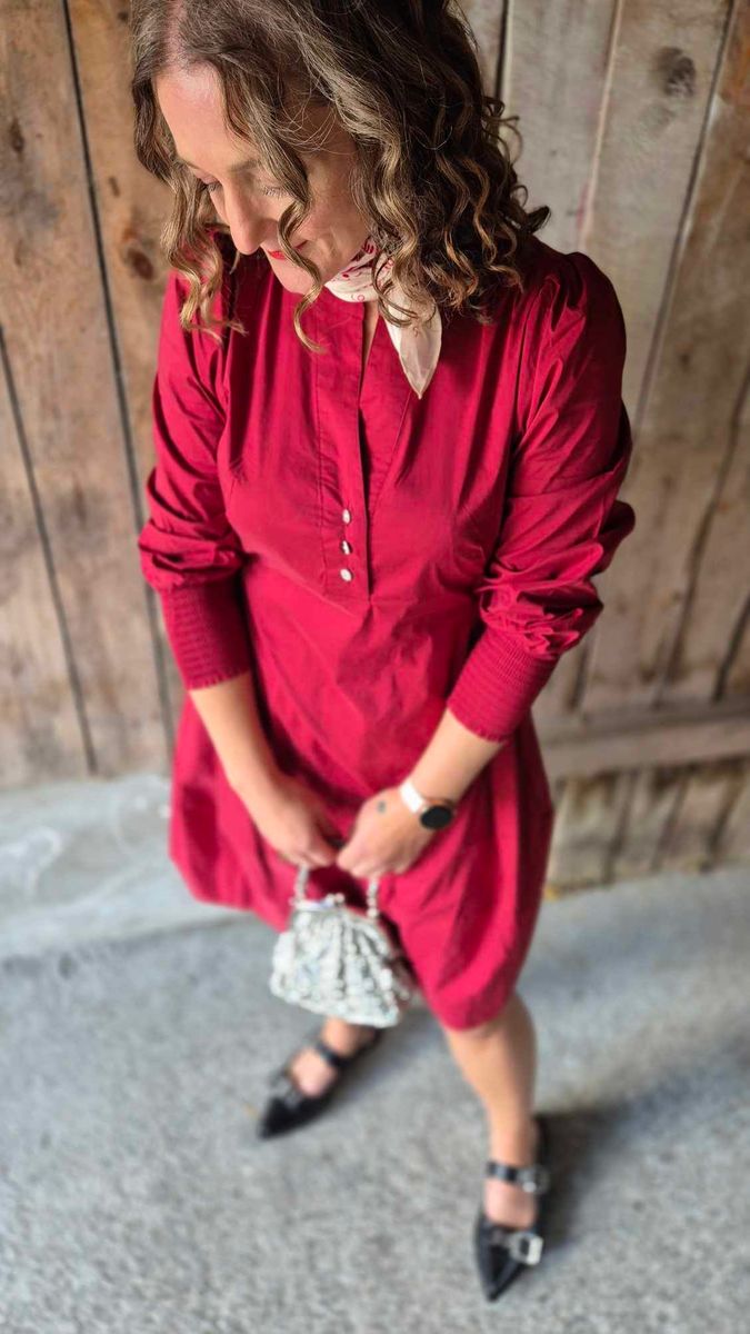 LORETTA Antoinett Kjole Chili Pepper