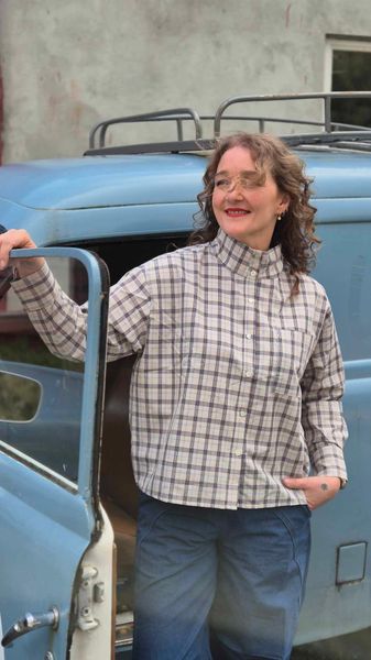 Hovedbilde JESSIE Check Blue