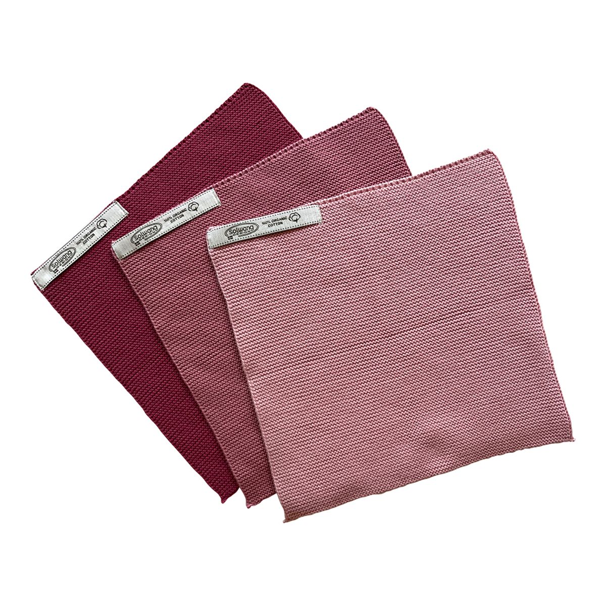 STRIKKEDE Kluter 3-pk Antikk Rosa Kombo 