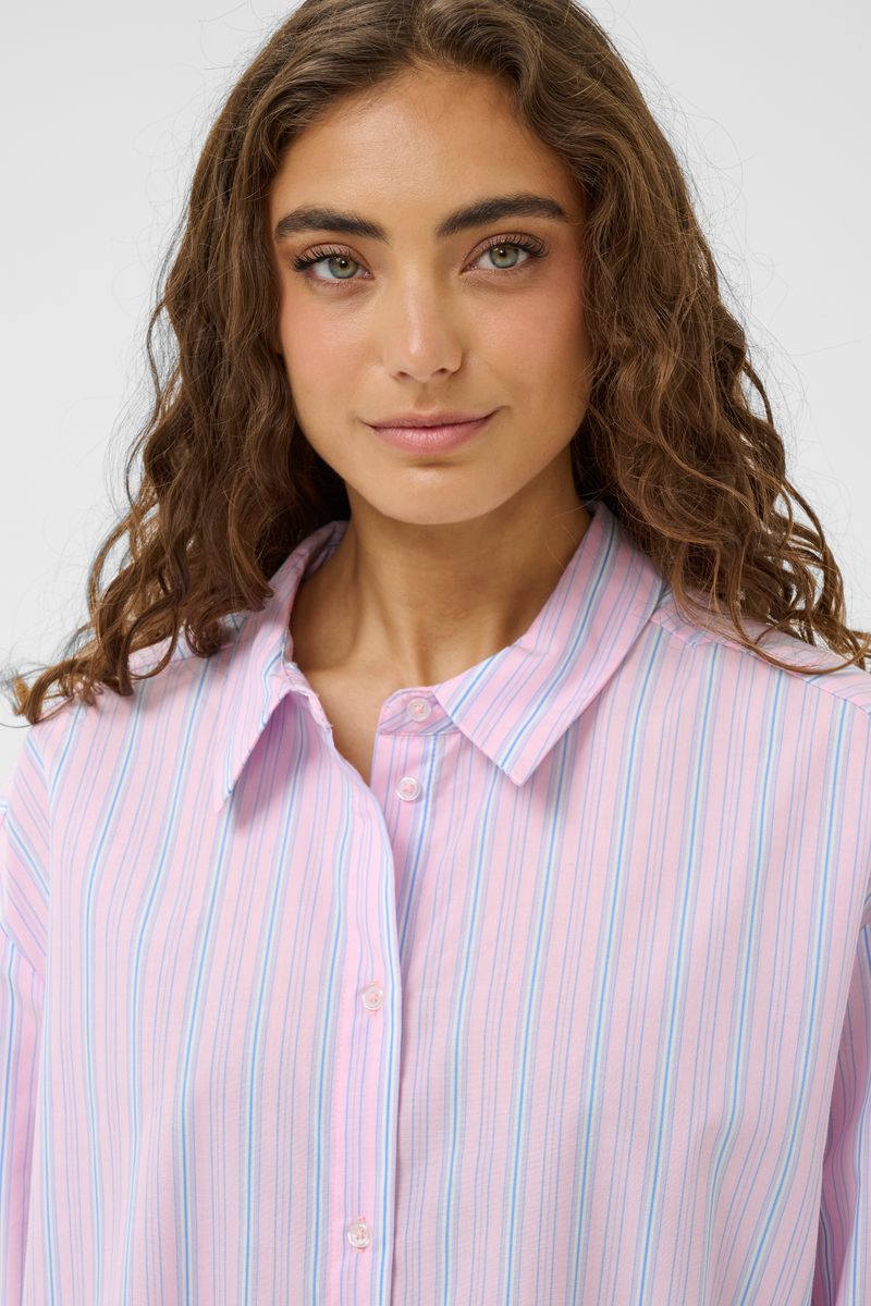 JANI Skjorte Pink Stripe