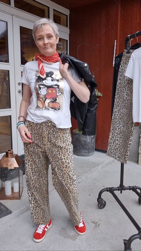 ALIENA Bukse Leopard 