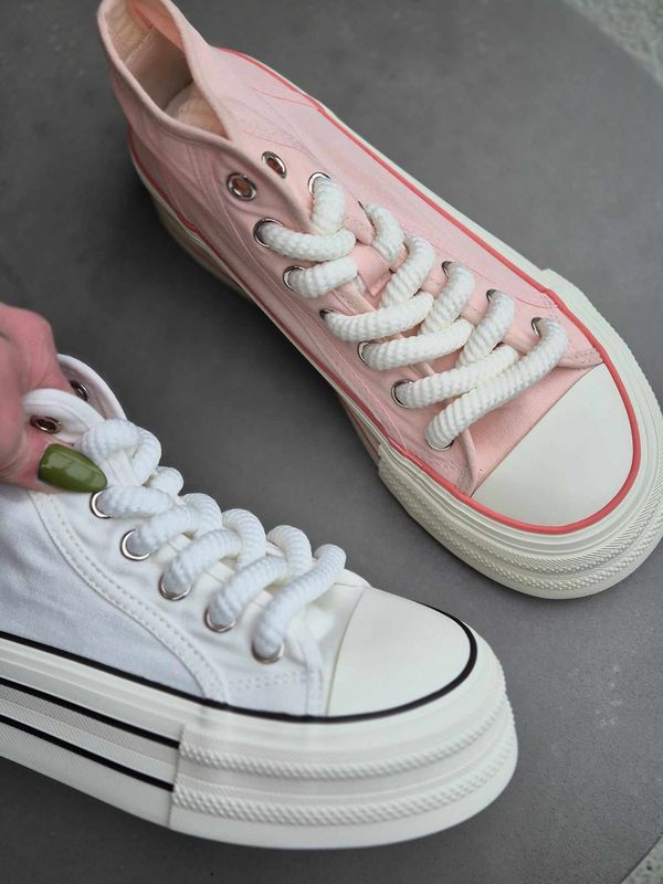 SNEAKERS Platå Hvit 