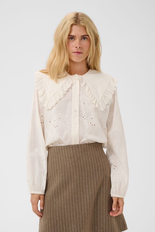 CLARAMILLE Bluse Spring Gardenia