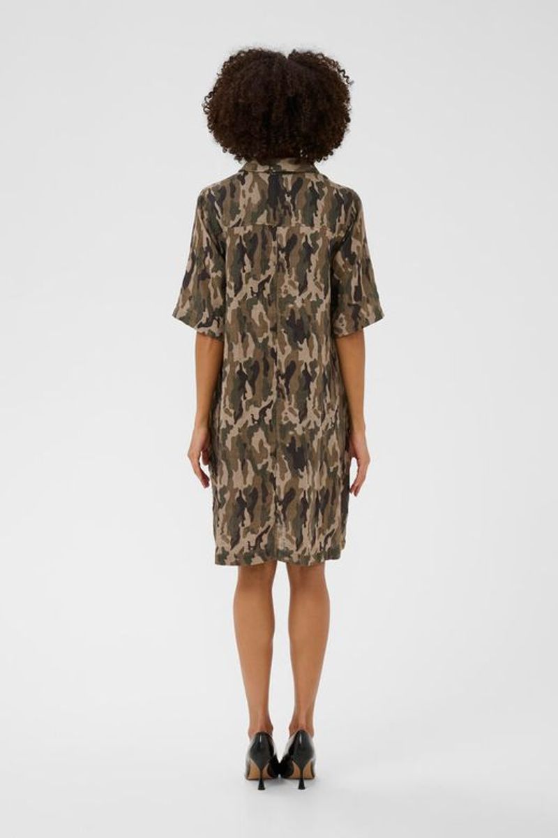 TALA Elina Kort Kjole Camouflage 