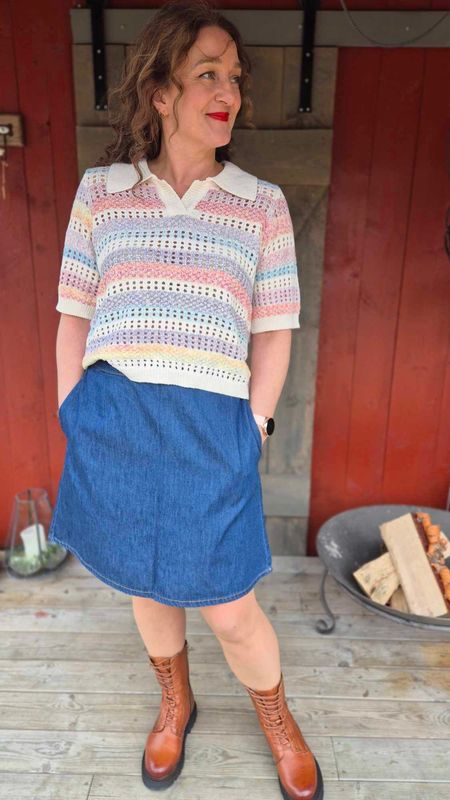 JUANA Pullover Multi Stripe  