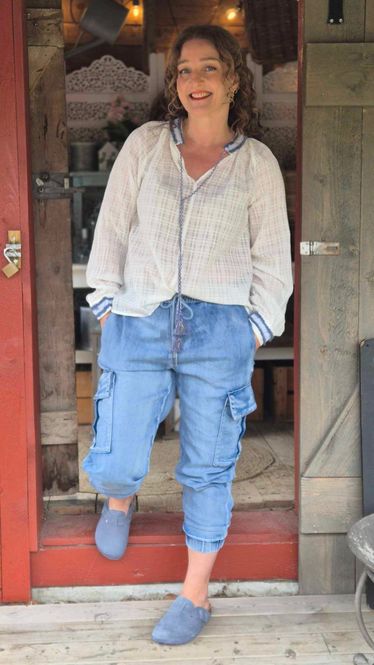 Hovedbilde CARGO Soft Jeans Used Blue