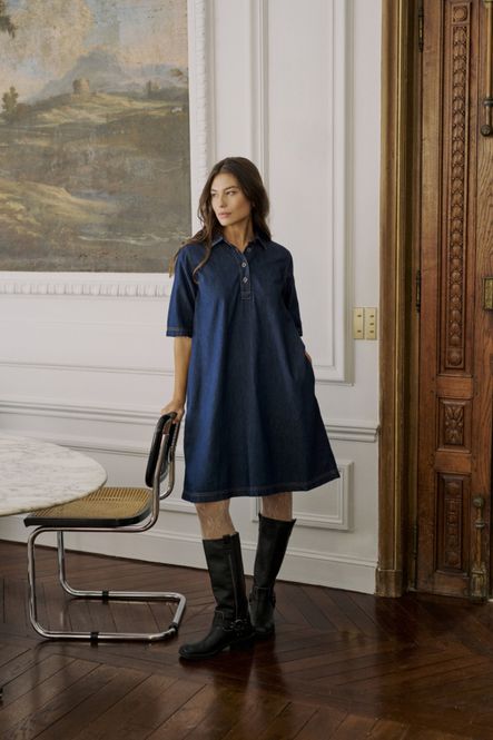 Hovedbilde WINNIE Arpa Kjole Dark Blue Wash