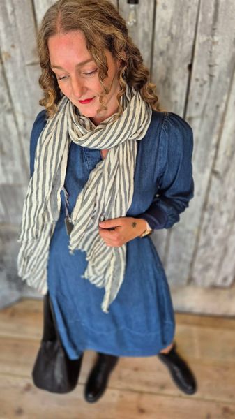 Hovedbilde ALLURA Denim Kjole Dark Blue ...