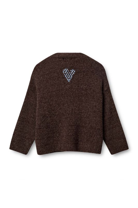 ELLEN Cardigan Brun
