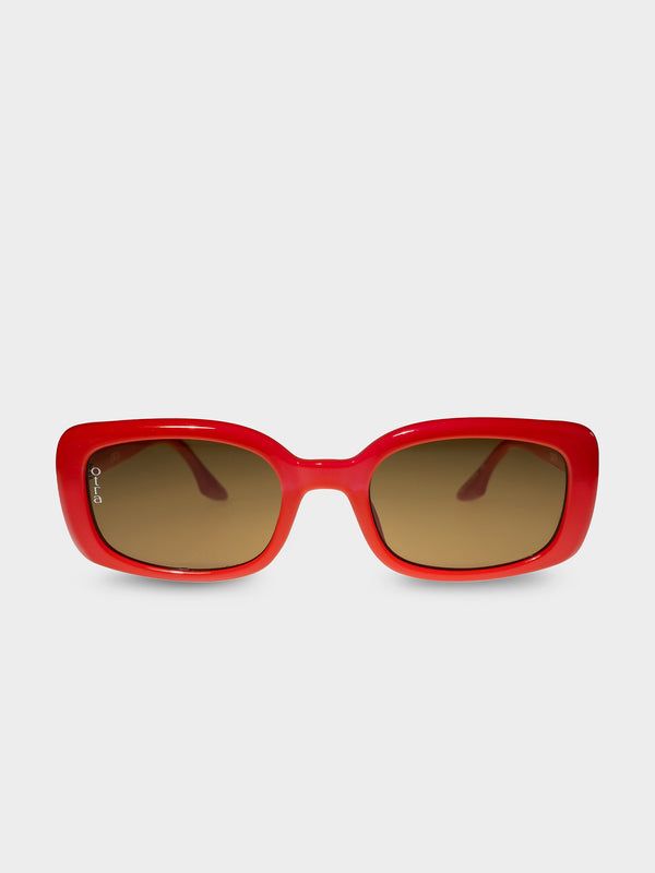 OTRA Solbriller Daisy - Melon/Brown