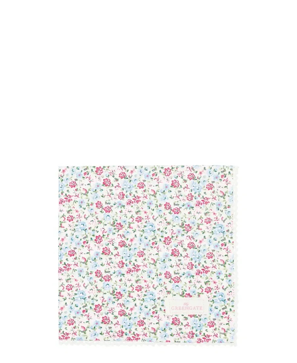 SERVIETT Louisa White m Blondekant