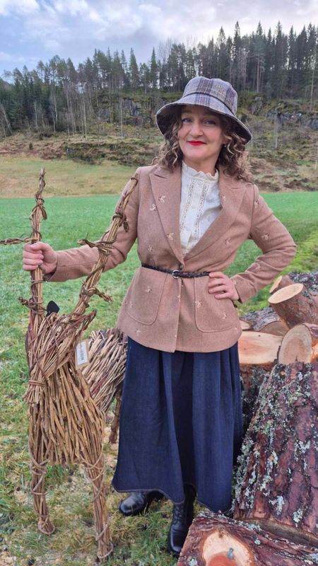 HERNING Blazer Beige/Brown