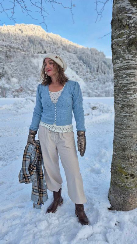 JULIETTA Cardigan Cashmere Blue Melange