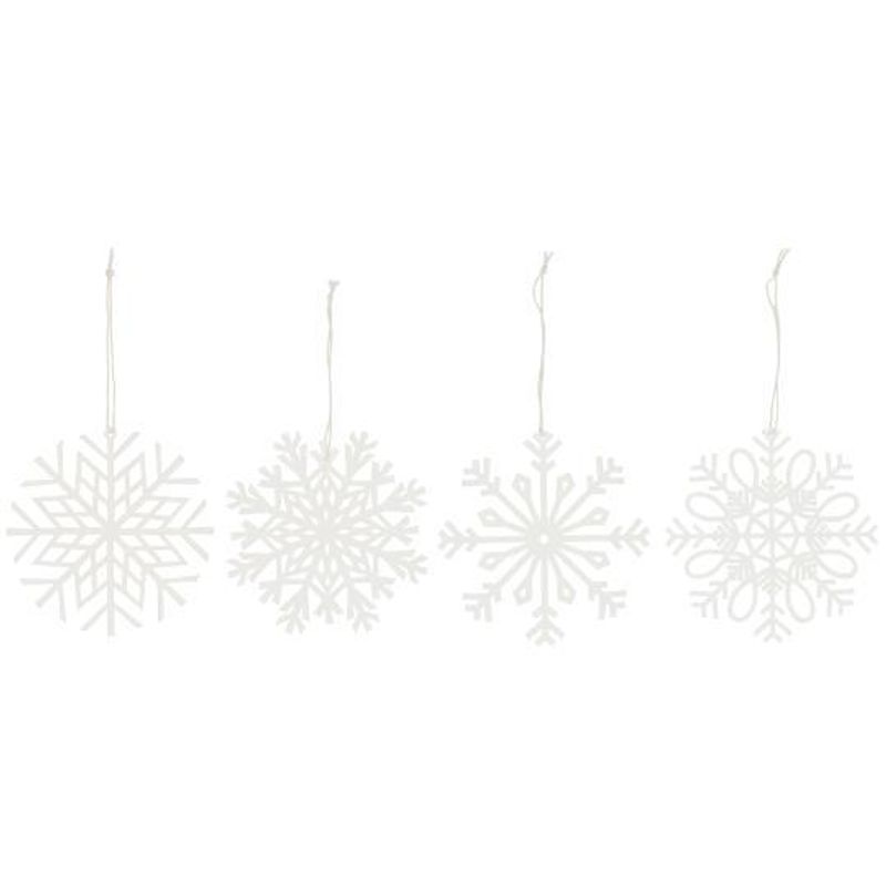 SNØKRYSTALL Papir 4-pk 