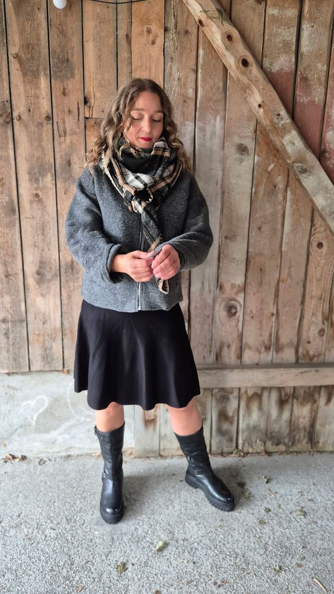 NIMA Birgith Jacket Grey Melange