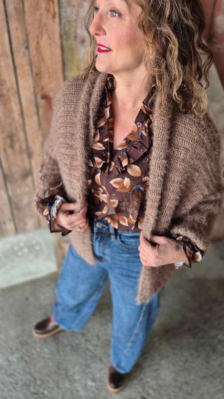 JOCELINE Bluse Marron