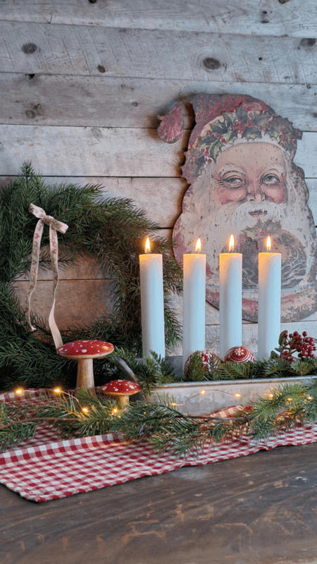 JULENISSE Vintage med Oppheng
