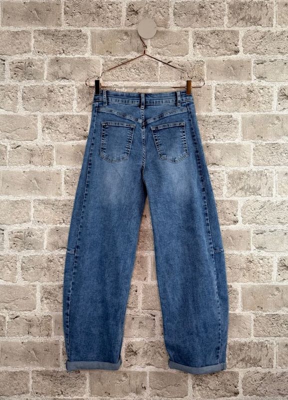 MOWITA Barrel Jeans Light Blue